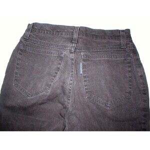 New Womens NWT 27 Designer Italy Piazza Sempione Jeans Black High Waist Skinny